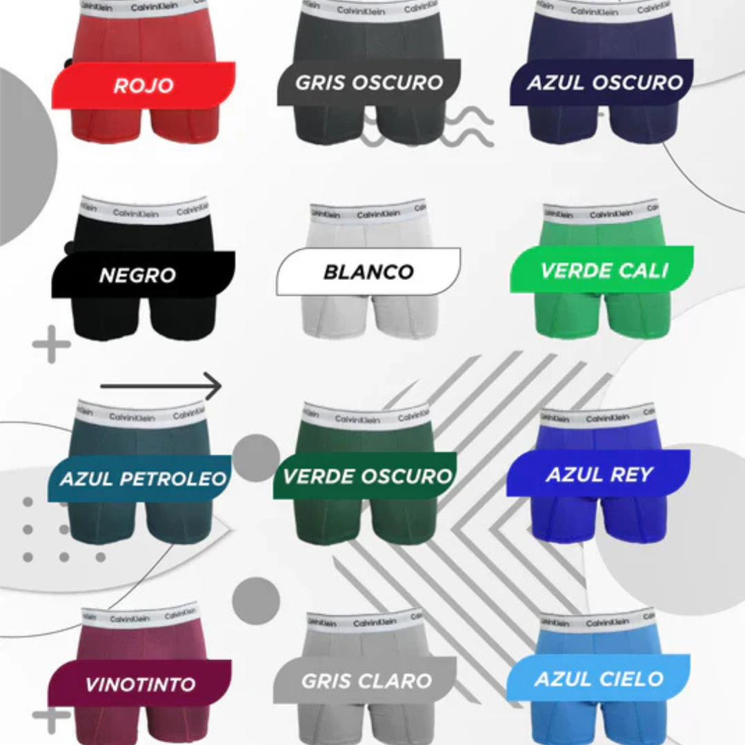 LA MEJOR CALIDAD DEL MERCADO - Boxers Importados Microfibra CK x12 - SOLO HOY 35 % DE DESCUENTO