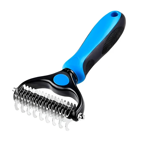 CEPILLO PARA MASCOTAS - Ideal para perros y gatos de pelo medio o largo.