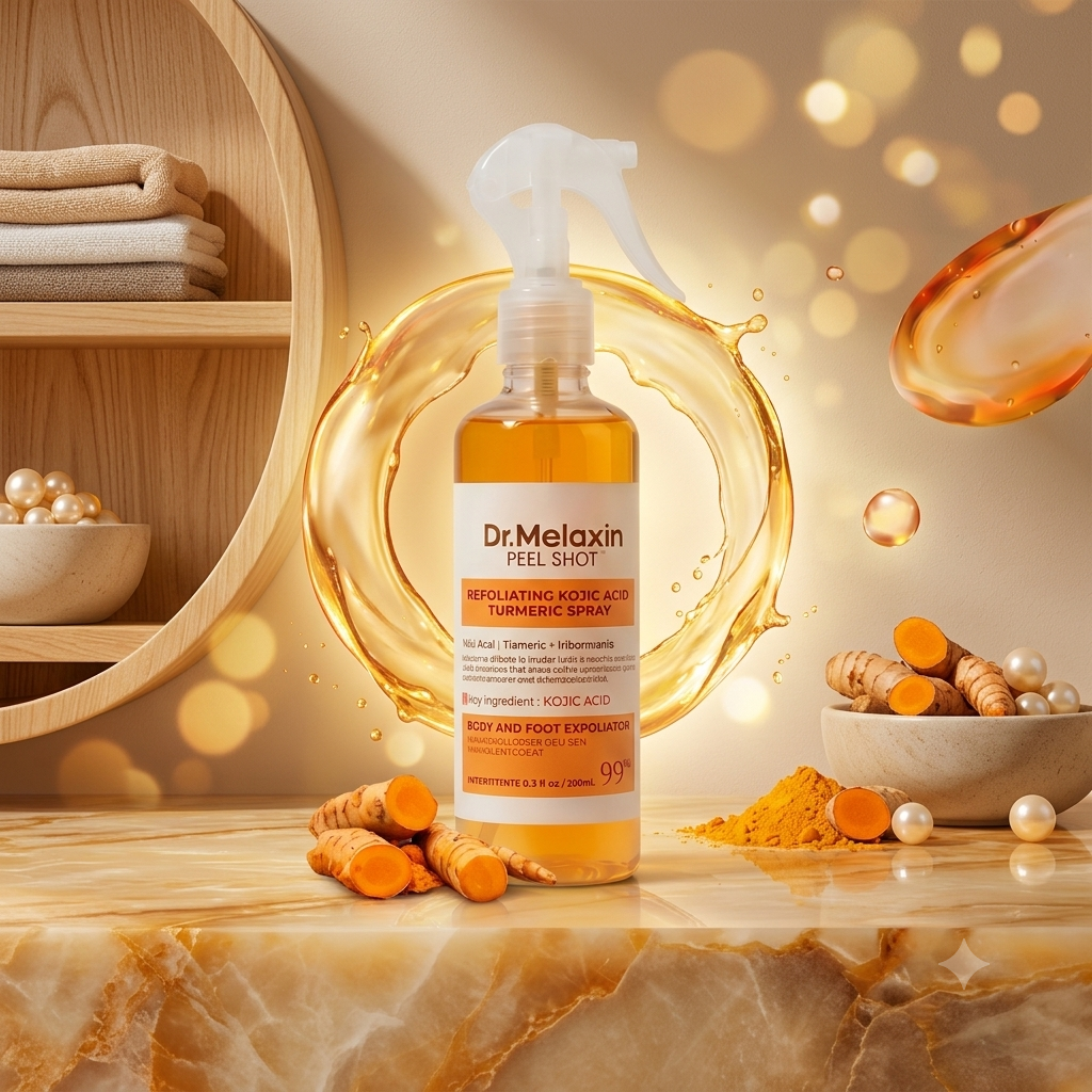 DR. MELAXIN - Spray exfoliante con ácido kójico y cúrcuma
