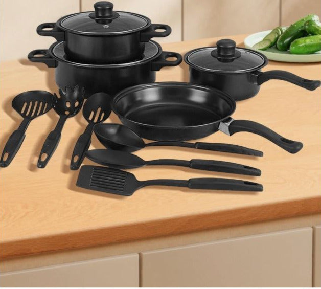 Combo Escurridor 2 tapas y Set Olla + 13 PIEZAS DE REGALO
