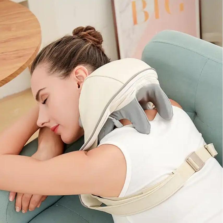 Masajeador De Cuello Y Espalda Inalambrico Relajante - DISFRUTA DE UN MASAJE RELAJANTE EN CASA