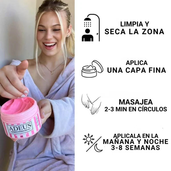 CREME ADEUS® ORIGINAL. COMBATE ESTRIAS, FLACIDEZ Y CELULITIS YA. - SOLO HOY 30% OFF