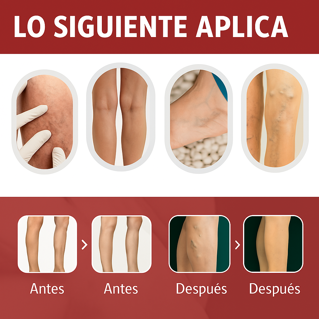 ¡Deshágase de las varices ahora! Compre 1 y llévese 2, ¡SÓLO HOY! HASTA AGOTAR EXISTENCIAS