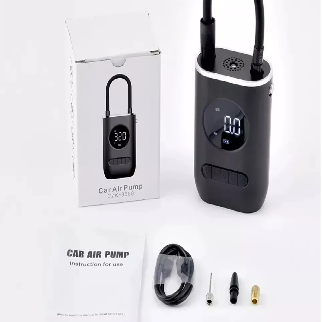 COMPRESOR 3 EN 1 + LINTERNA + POWER BANK - Carga rápida tipo "C" - ÚLTIMO DIA CON 40% OFF