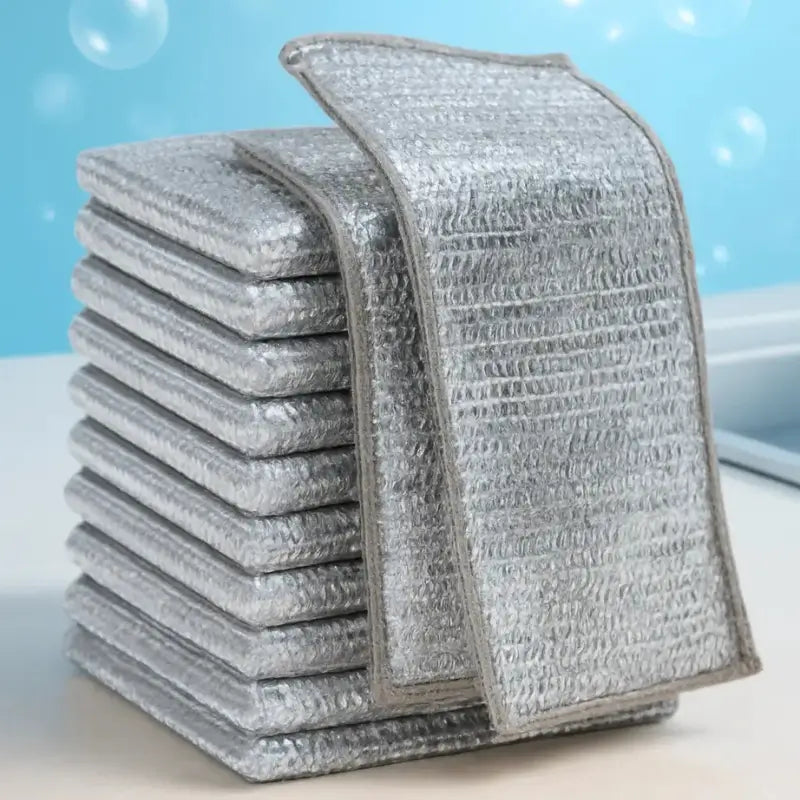 DI ADIÓS A LA GRASA Y LA SUCIEDAD MÁS DIFÍCIL - Set X10 Paños De Alambre Limpieza Cocina - 50% OFF