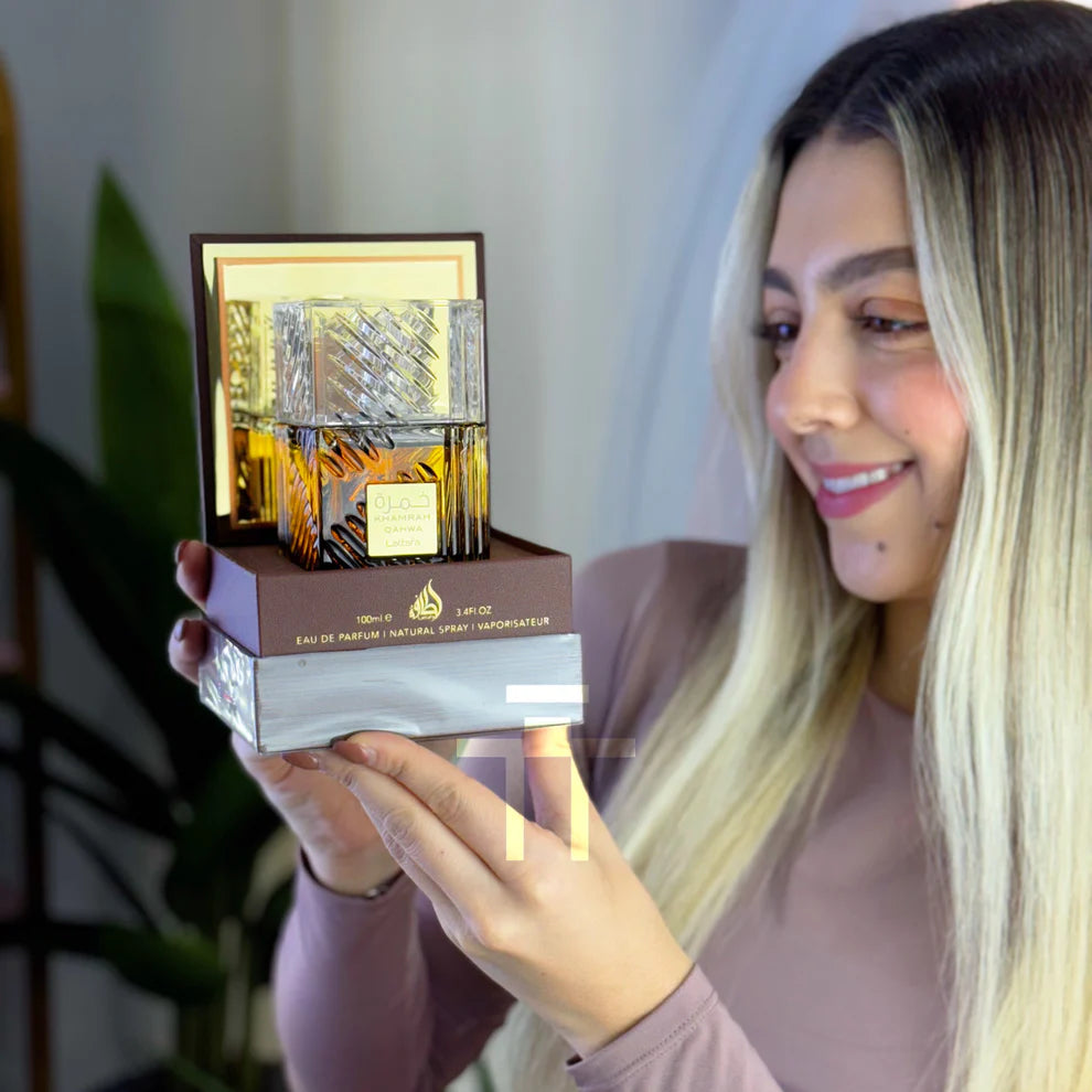 Khamrah Lattafa + REGALO PERFUMERO – Perfume Árabe de Lujo Masculino - PROMO SOLO HOY 45% OFF