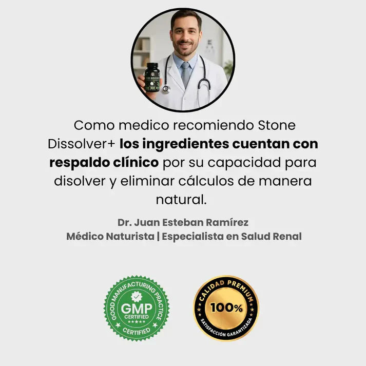 Stone Dissolver - Apoya la salud renal y urinaria - SOLO HOY 40% OFF