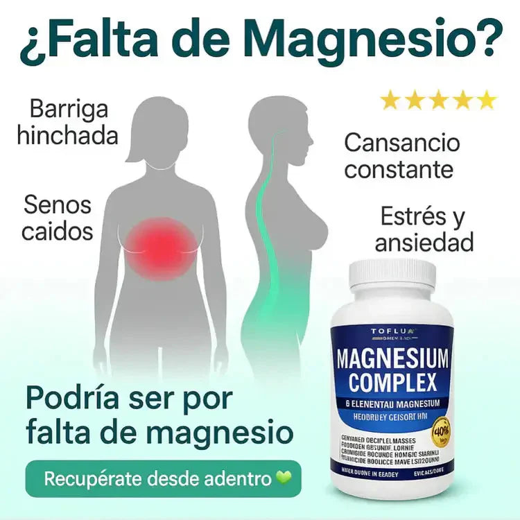 Magnesium Complex - LA SEGUNDA UNIDAD POR SOLO + $42.000