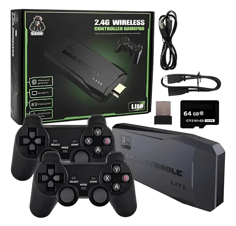 Consola Game Stick® ¡Más de 10.000 juegos retro! - ÚLTIMO DIA CON 2 CONTROL DE REGALO