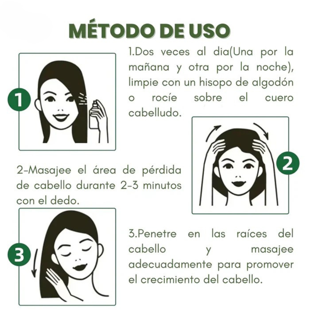 ¡50% Paga 1 y LLÉVA OTRO! SPRAY GINGENG PARA CRECER EL PELO - ÚLTIMO DÍA CON REGALO