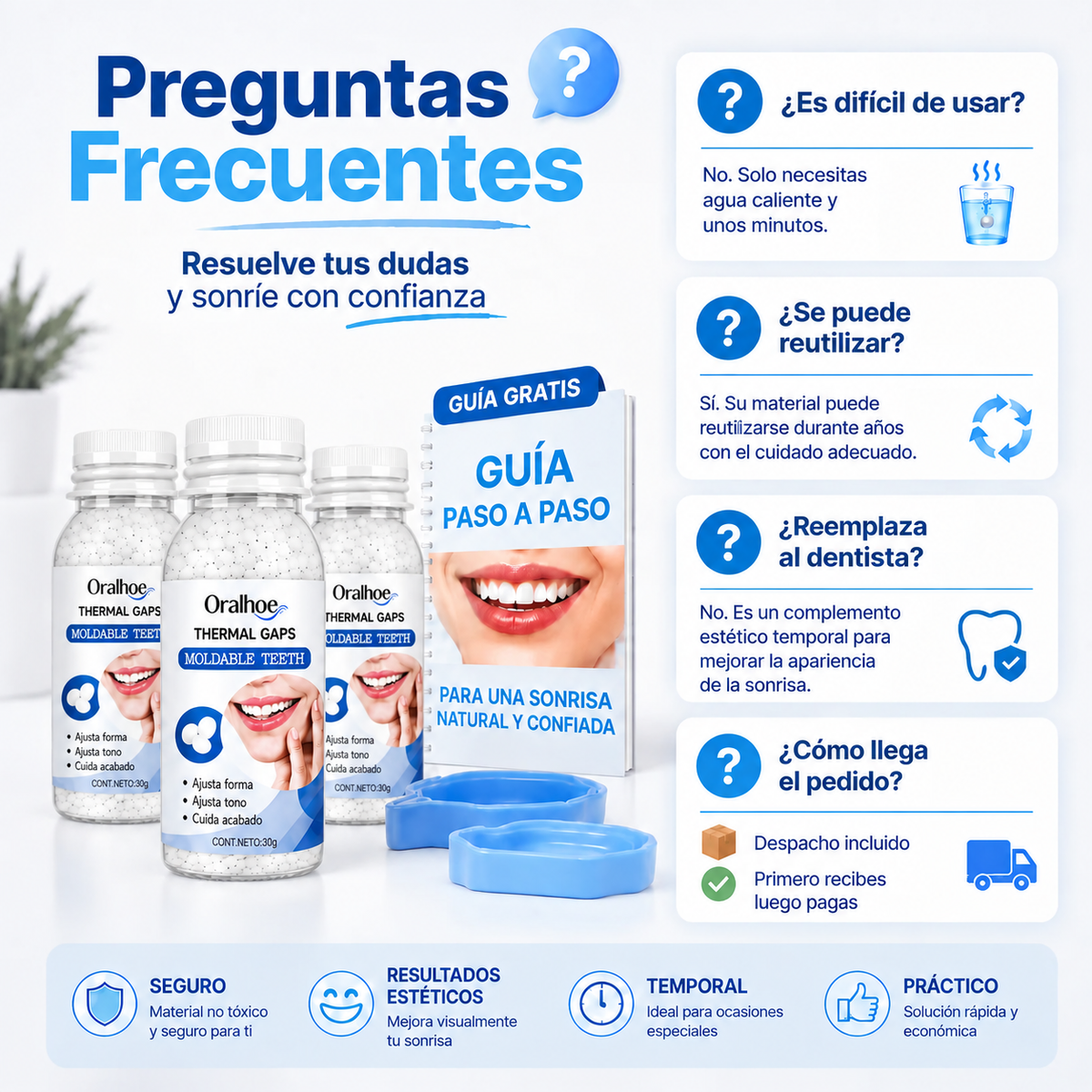 SmileKit Pro — El moldeador dental que te devuelve la confianza de sonreír en minutos