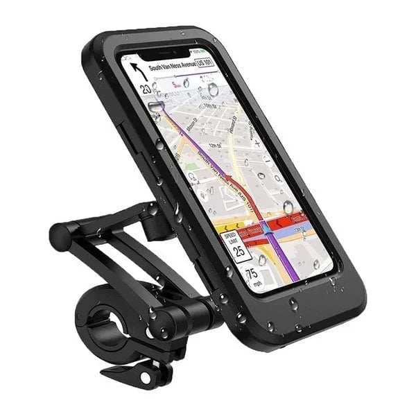 PROTEGE TU CELULAR DE LA LLUVIA Y CAÍDAS - Soporte de Celular Impermeable para Moto y Bici ¡OFERTA IMPERDIBLE!