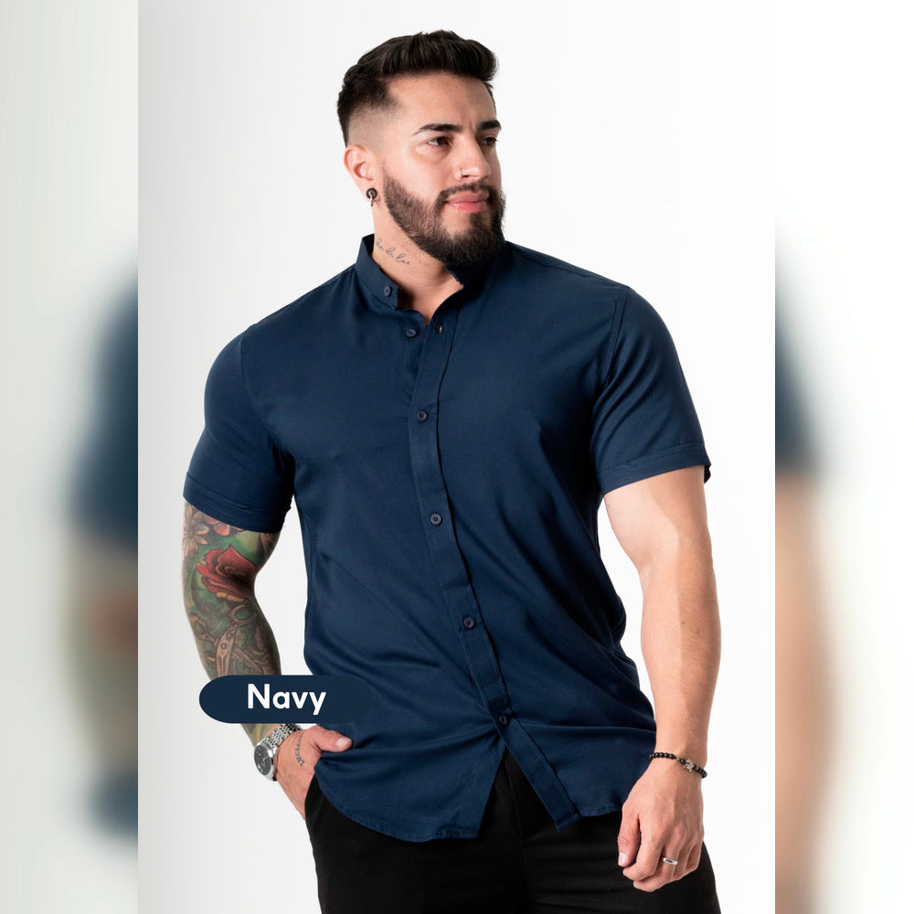 Camisa Manga Corta Cuello Neru Chalis