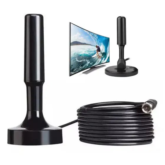 LA ÚNICA CON CABLE DE 5 METROS - Antena TV HD Digital - DISFRUTA TUS CANALES FAVORITOS EN FULL HD
