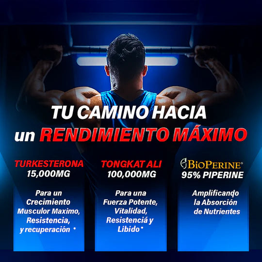 PROMO SOLO HOY 40% OFF - Old School Turkesterone - Gana Masa Magra, Fuerza y Rendimiento sin Efectos Secundarios