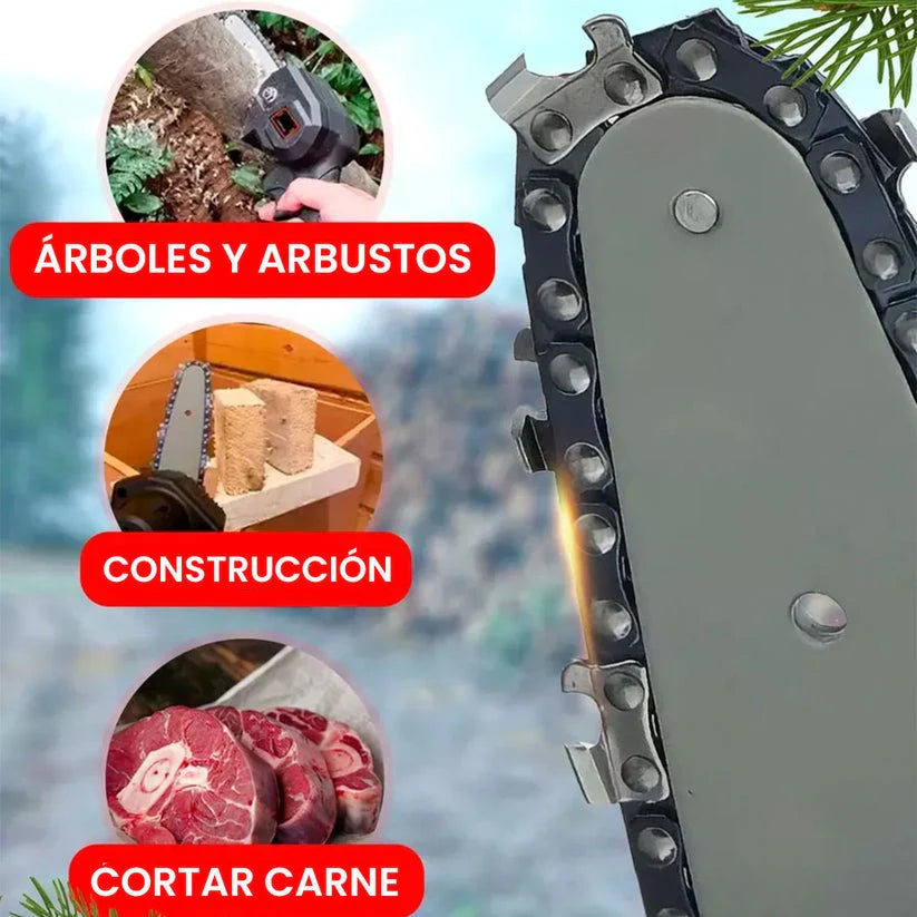 Mini Motosierra Inalámbrica De Mano - Incluye Dos Baterías Recargables - LA SEGUNDA UNIDAD POR SOLO + $89.000