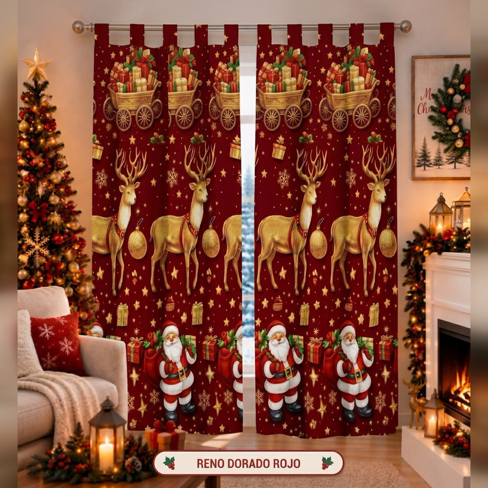 Cortina Merry Christmas Lunara Surtida