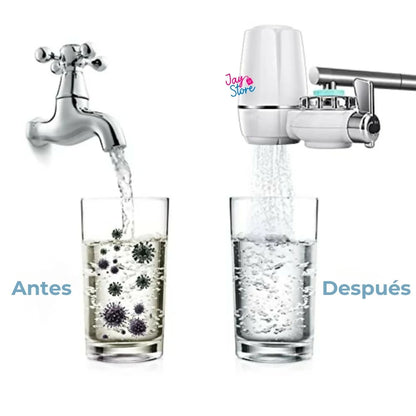 Filtro Purificador de Agua Doméstico para Grifo + 7 NIVELES REPUESTO DE FILTRO DE REGALO