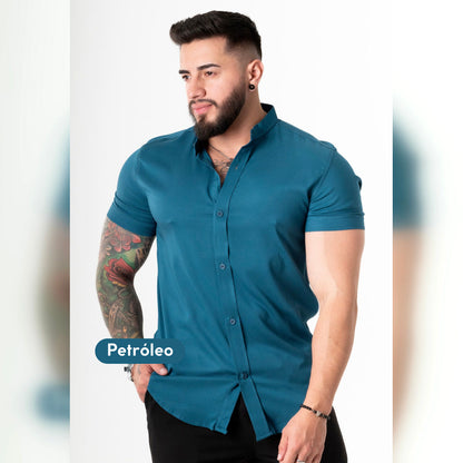 Camisa Manga Corta Cuello Neru Chalis