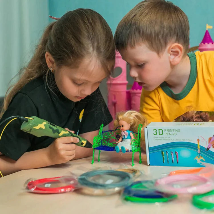 LAPIZ 3D - Estimula la creatividad, concentración y habilidades motoras.