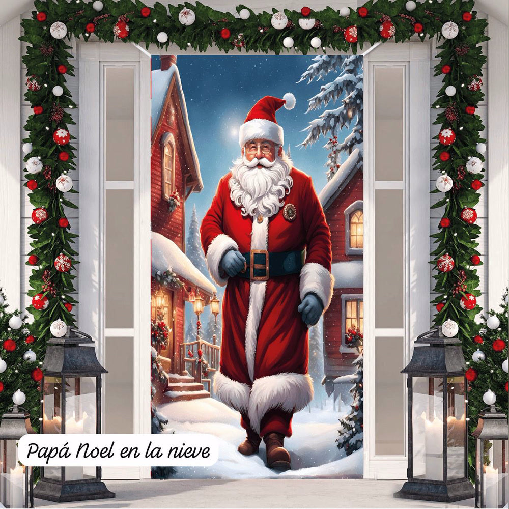 Fundas navideñas para puertas