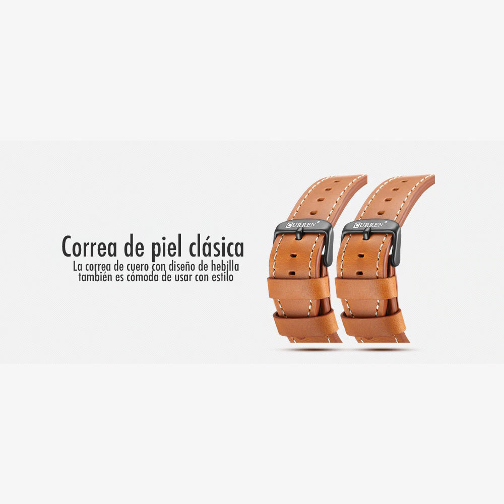 Reloj Curren 8291 Cuero