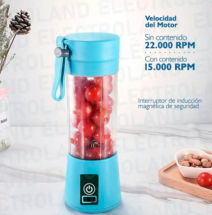 Licuadora Portátil – Prepara tus Batidos en Cualquier Lugar 🚀 35% OFF SOLO HOY