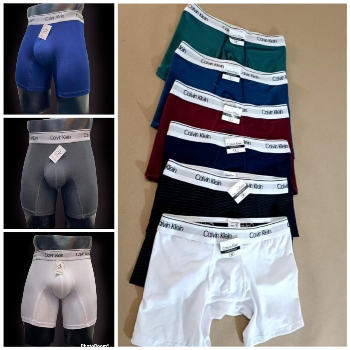 LLEVA 6, PAGA 3 - Combo 6 Boxers CK de Microfibra