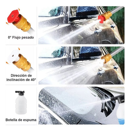 SOLO HOY 40% OFF - Hidrolavadora de Alta Presión - 7 ITENS  + 2 BATERÍAS DE REGALO PR0MO