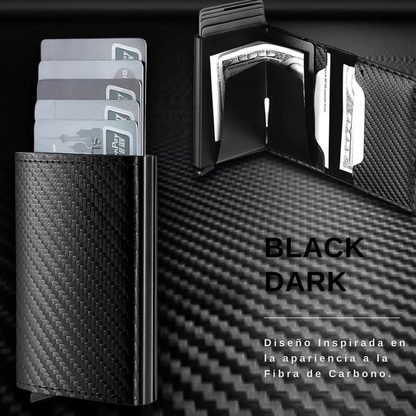 SUPER PROMO SOLO HOY 30% OFF - Billetera En Fibra De Carbono Inteligente Tarjetero Antirobo