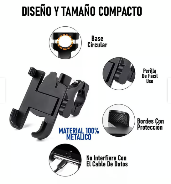 Soporte Bici de Liberación Rápida – Bloqueo Seguro, Clic Instantáneo y Máxima Estabilidad