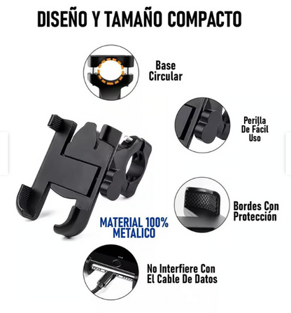 Soporte Bici de Liberación Rápida – Bloqueo Seguro, Clic Instantáneo y Máxima Estabilidad