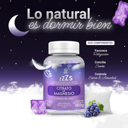 Compra 1 y Llévate 2 - ÚNICO CON UNA DURACIÓN DE 30 MINUTOS - Citrato de Magnesio