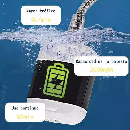 Ducha Recargable Portátil Regadera Campi - La Ducha Recargable Portátil te permite tener un flujo de agua práctico