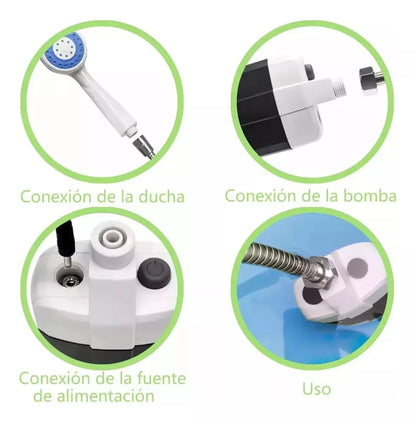 Ducha Recargable Portátil Regadera Campi - La Ducha Recargable Portátil te permite tener un flujo de agua práctico