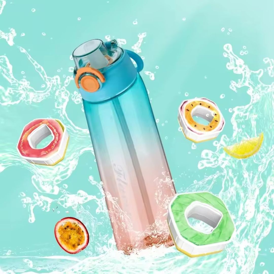 AirSip Pro 3X™ Botella De Agua Con Cápsulas Saborizadas