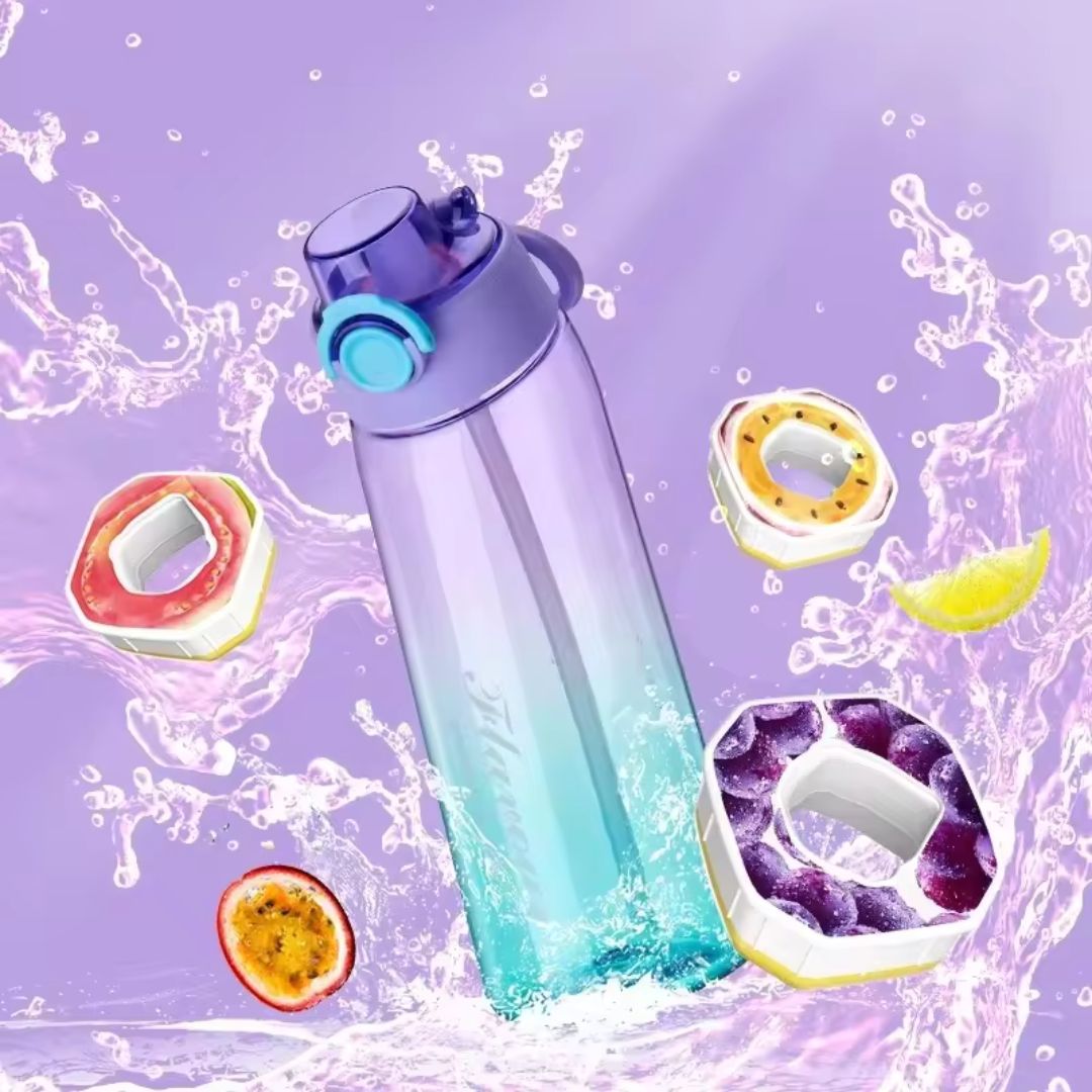 AirSip Pro 3X™ Botella De Agua Con Cápsulas Saborizadas