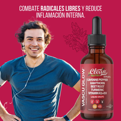 SUPER PROMO COMPRA 1 Y LLEVE 2 SOLO HOY 50% OFF - VASCU GLOW x2 UND