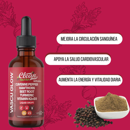 SUPER PROMO COMPRA 1 Y LLEVE 2 SOLO HOY 50% OFF - VASCU GLOW x2 UND