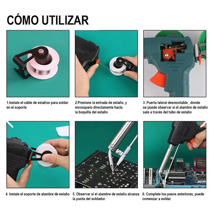 Pistola de Soldar Eléctrica: LA ÚNICA CON CALENTAMIENTO INSTANTÁNEO 30% OFF