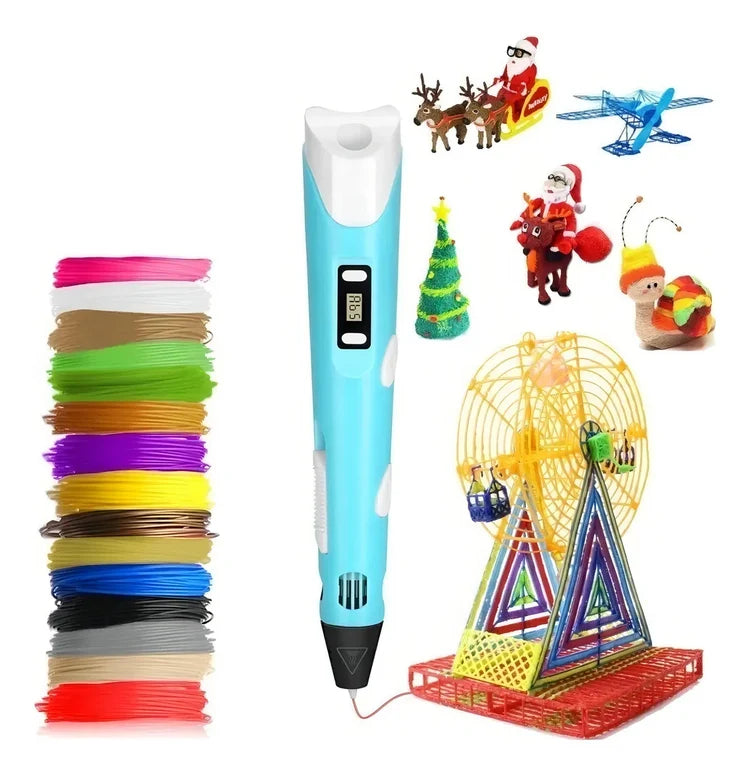 LAPIZ 3D - Estimula la creatividad, concentración y habilidades motoras.