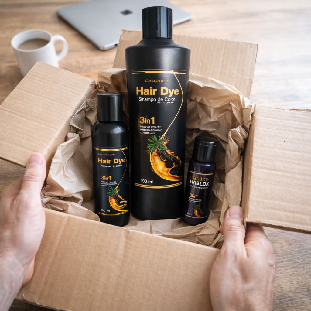 COMPRA 1 LLÉVATE 3 -  KIT HAIR DYE 500ml -  Limpia, Alisa y Colorea el Cabello
