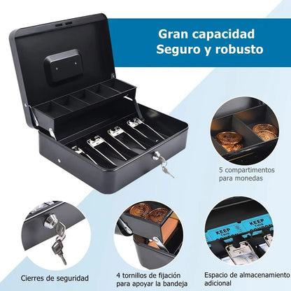 CAJA ORGANIZADORA DE DINERO - SEGURIDAD QUE TE DA TRANQUILIDAD