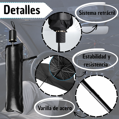 Sombripro® Sombrilla Tapasol para Auto - LA SEGUNDA UNIDAD POR SOLO + $44.000