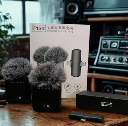 Micrófono inalámbrico sonido profesional - Audio de Estudio en Tu Bolsillo