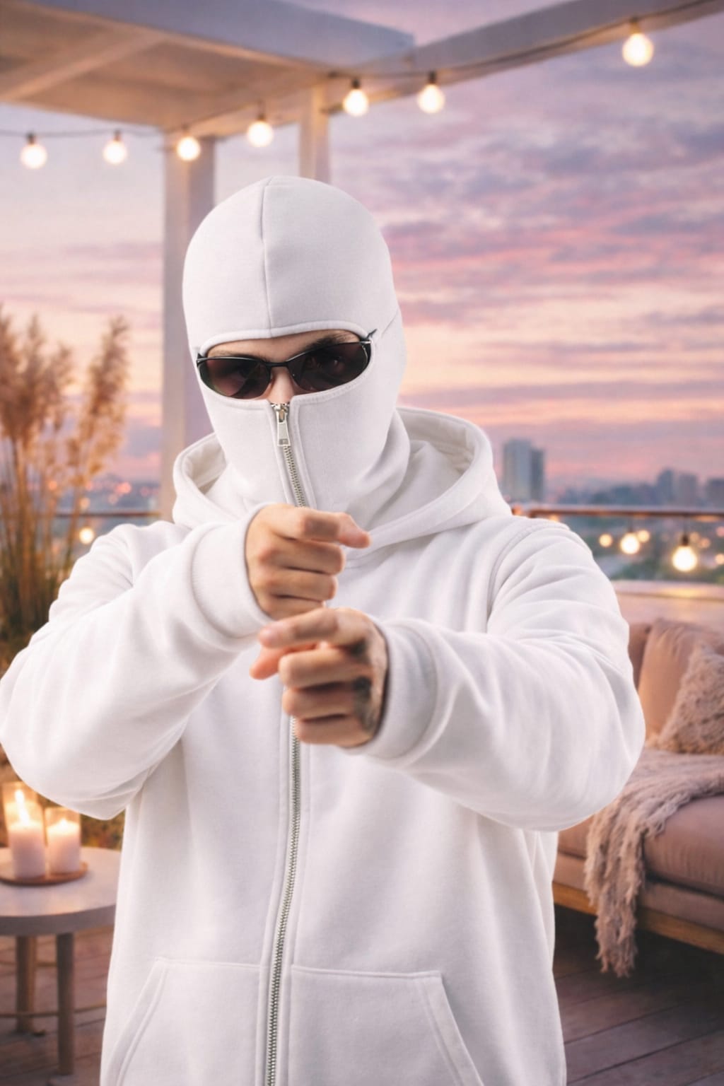 Hoodie Con Balaclava Premium ® - EL DETALLE QUE LO CAMBIA TODO