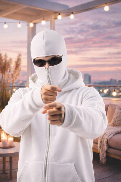 Hoodie Con Balaclava Premium ® - EL DETALLE QUE LO CAMBIA TODO
