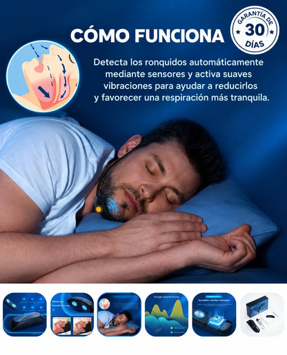 Anti-Ronquidos Inteligente | Duerme Mejor Cada Noche