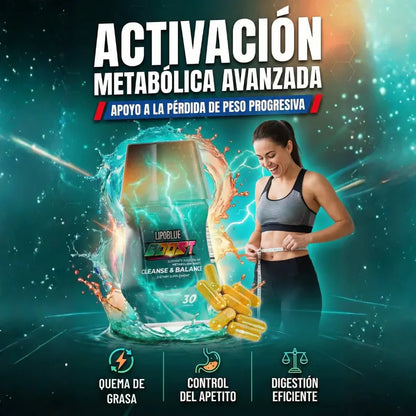 ACTIVACIÓN METABÓLICA AVANZADA - Lipoblue Boost™ - ¡ÚLTIMAS UNIDADES EN STOCK! 30% OFF