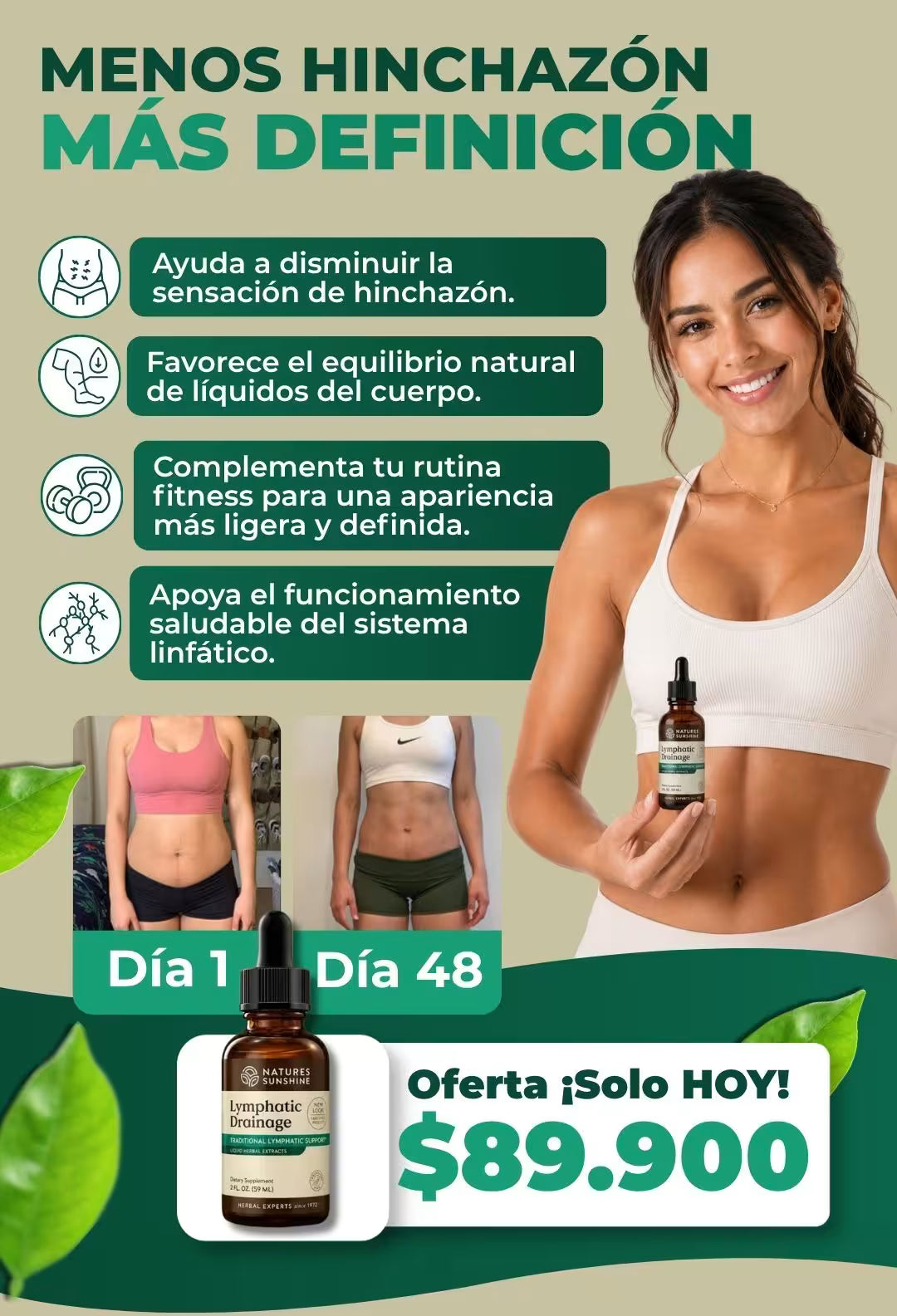Natures Sunshine Drenaje Linfatico - ¡LA SEGUNDA UNIDAD POR SOLO MÁS 39.000!